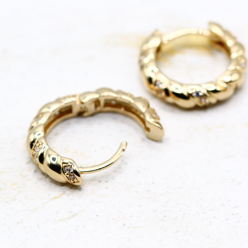 Wasserfeste Ohrringe Gold