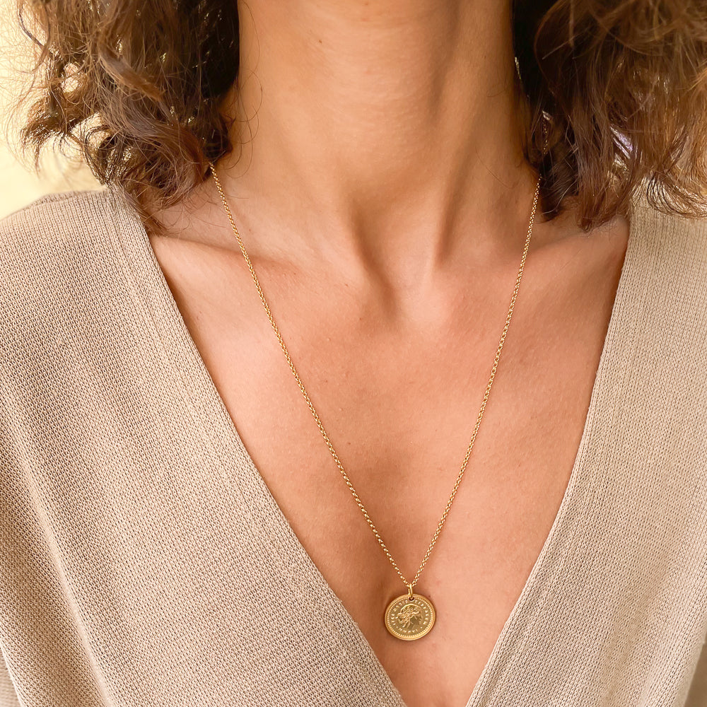 Halskette aus recyceltem Gold