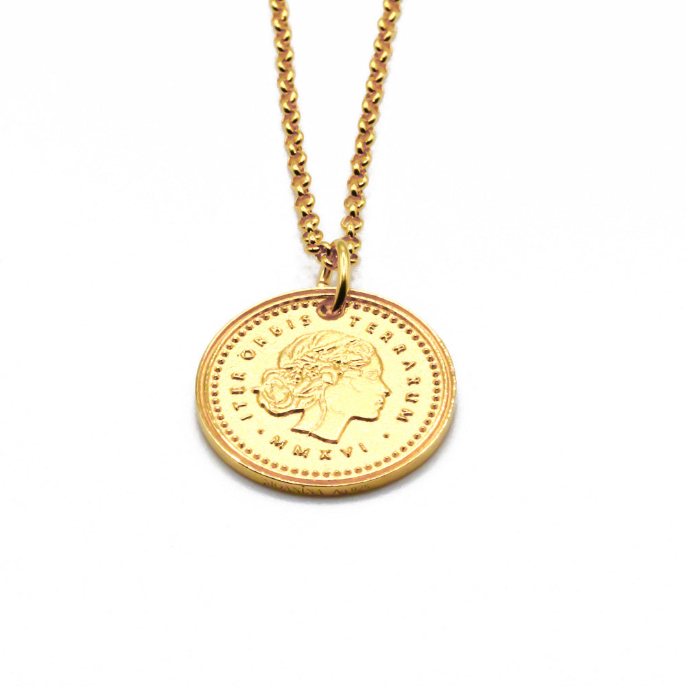 Halskette aus recyceltem Gold